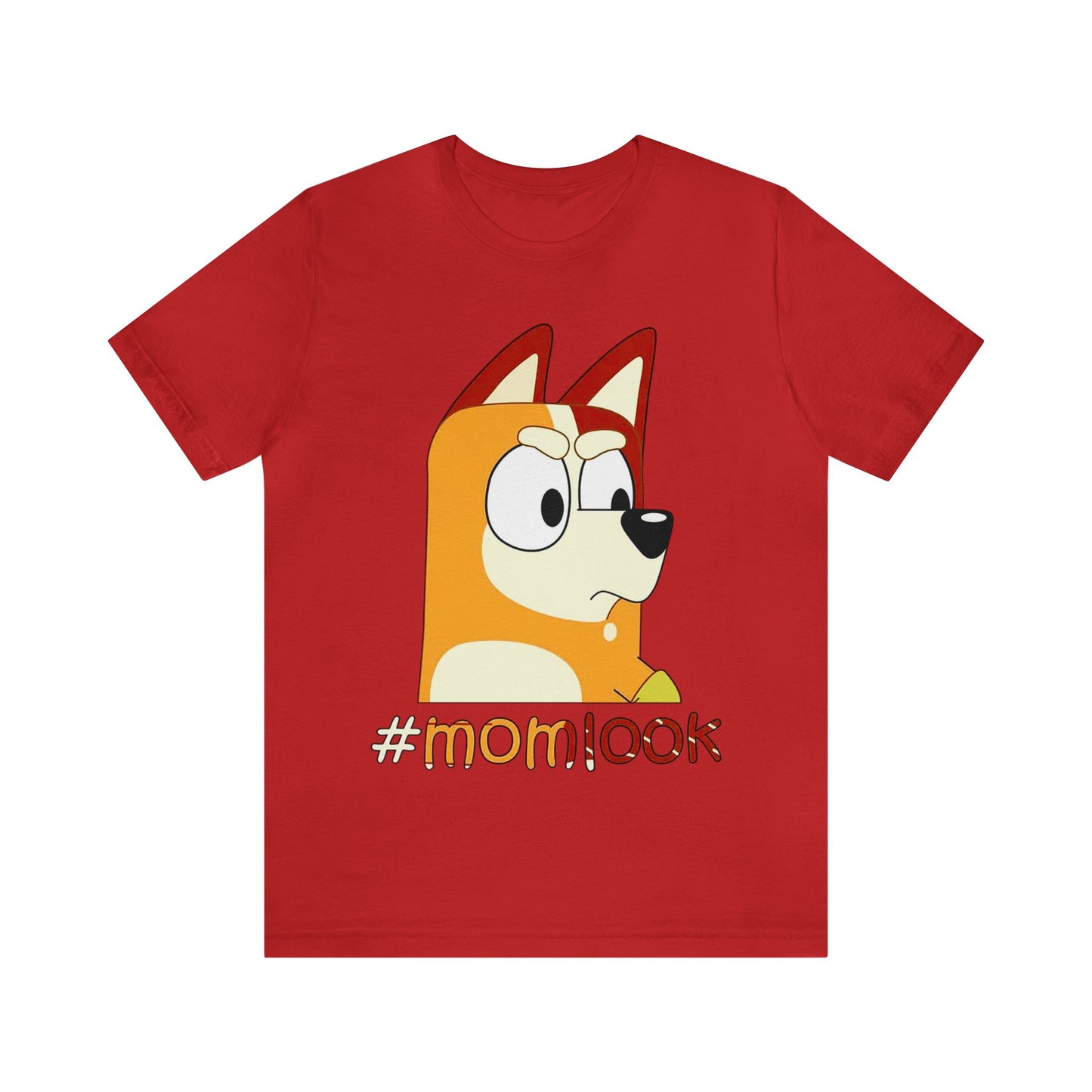 Chilli Heeler #momlook Short Sleeve Tshirt