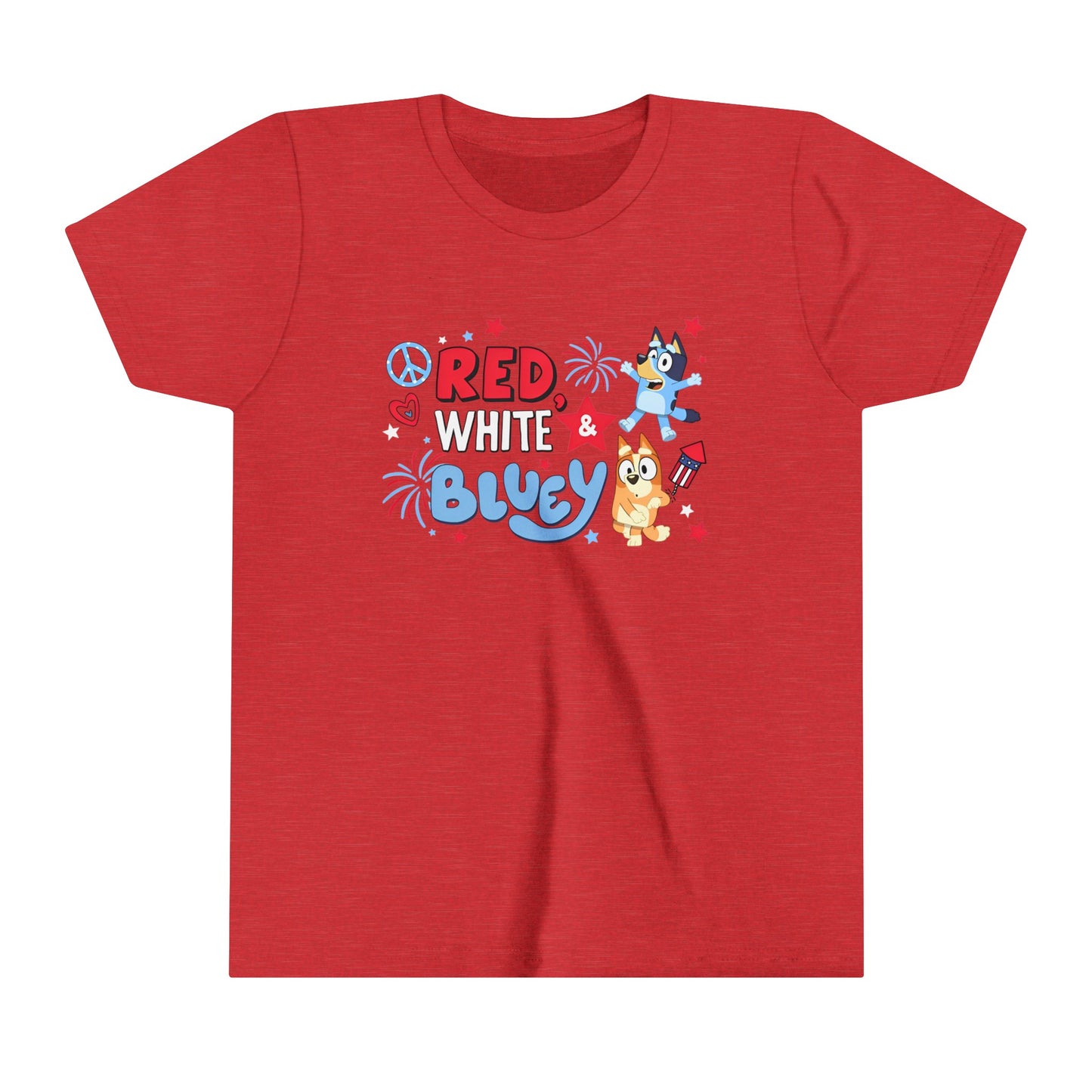 Red, White & Bluey Youth Short Sleeve Tee