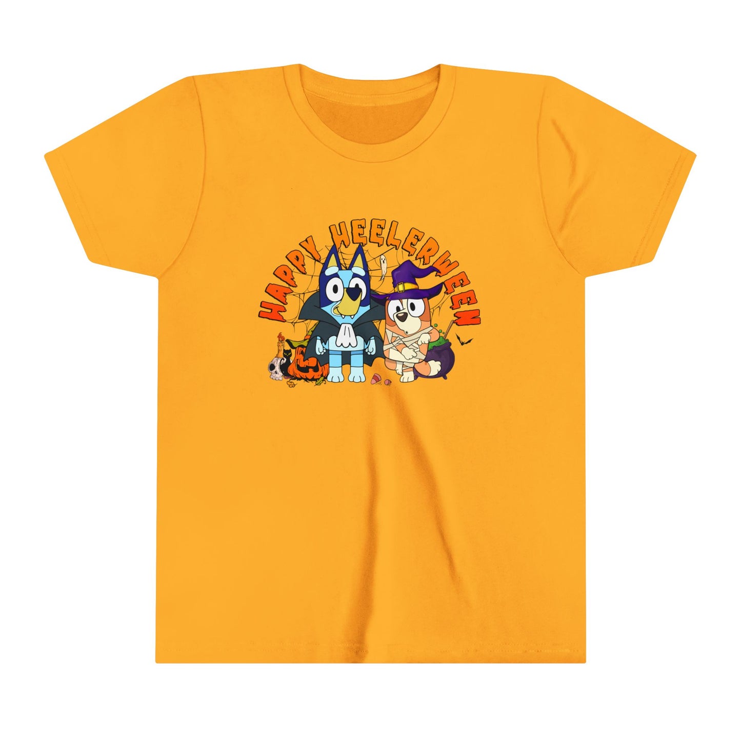 Happy Heelerween Youth Short Sleeve Tee