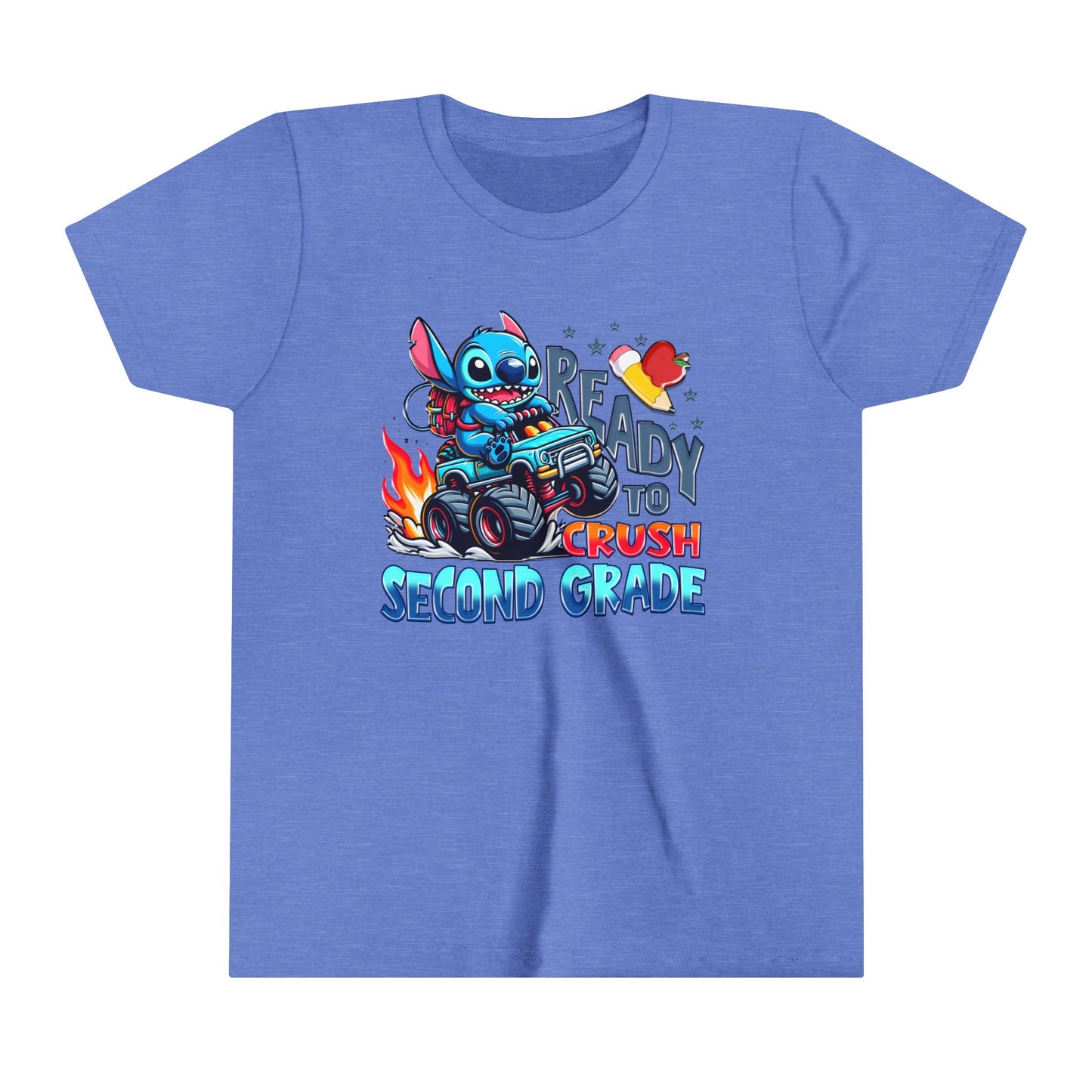 Ready to Crush Second Grade Youth Short Sleeve Tee