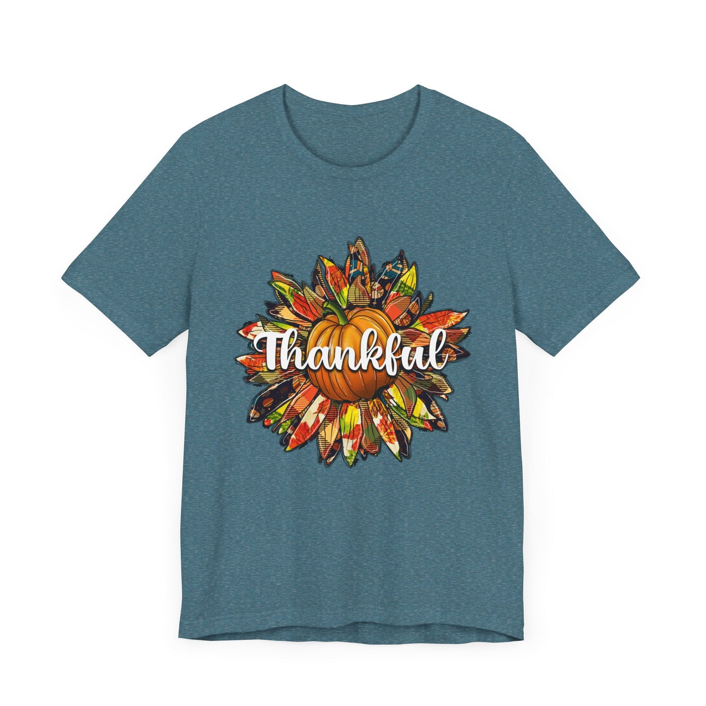 Thankful Sunflower Jersey Short Sleeve Tee