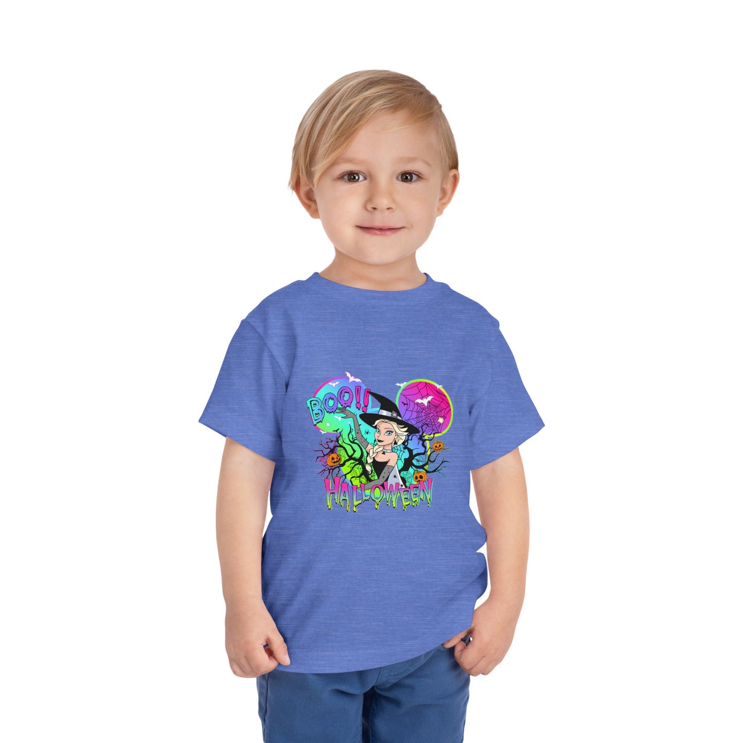 Elsa Boo! Halloween Toddler Short Sleeve Tee