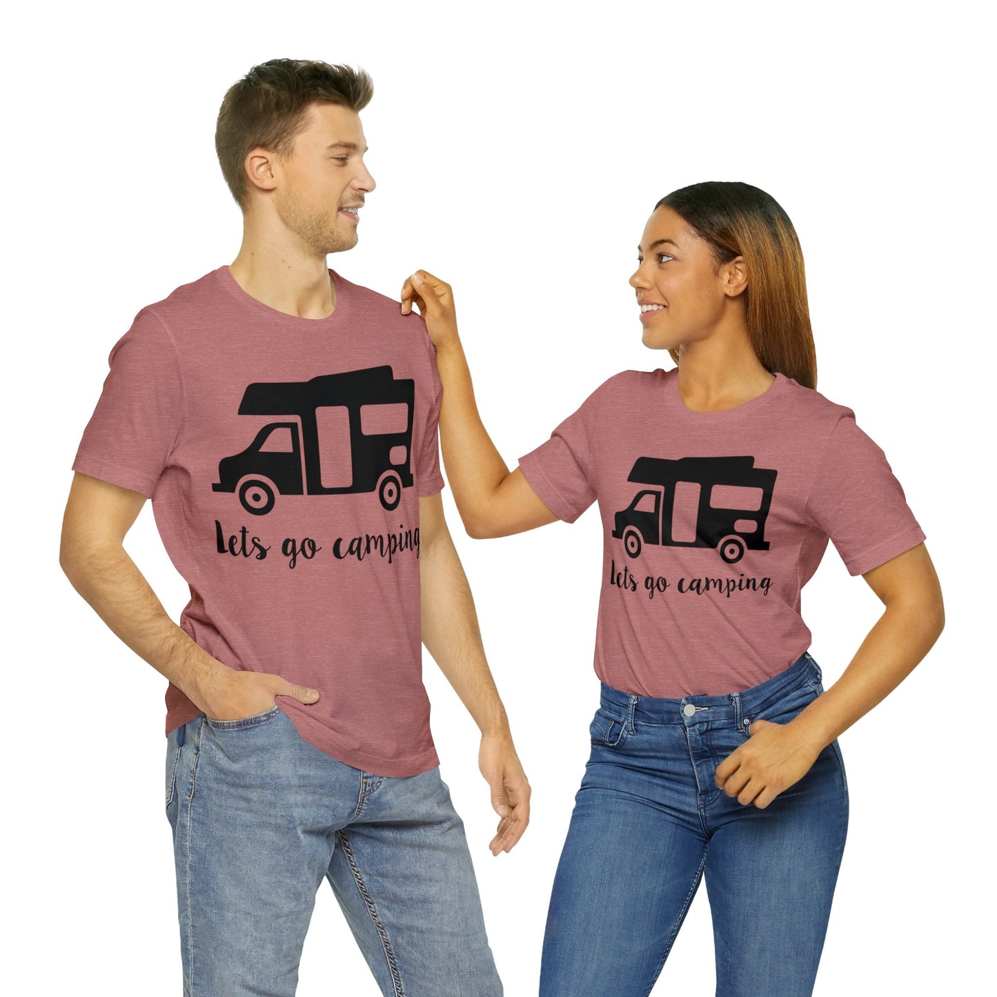 Let's Go Camping Short Sleeve Tshirt