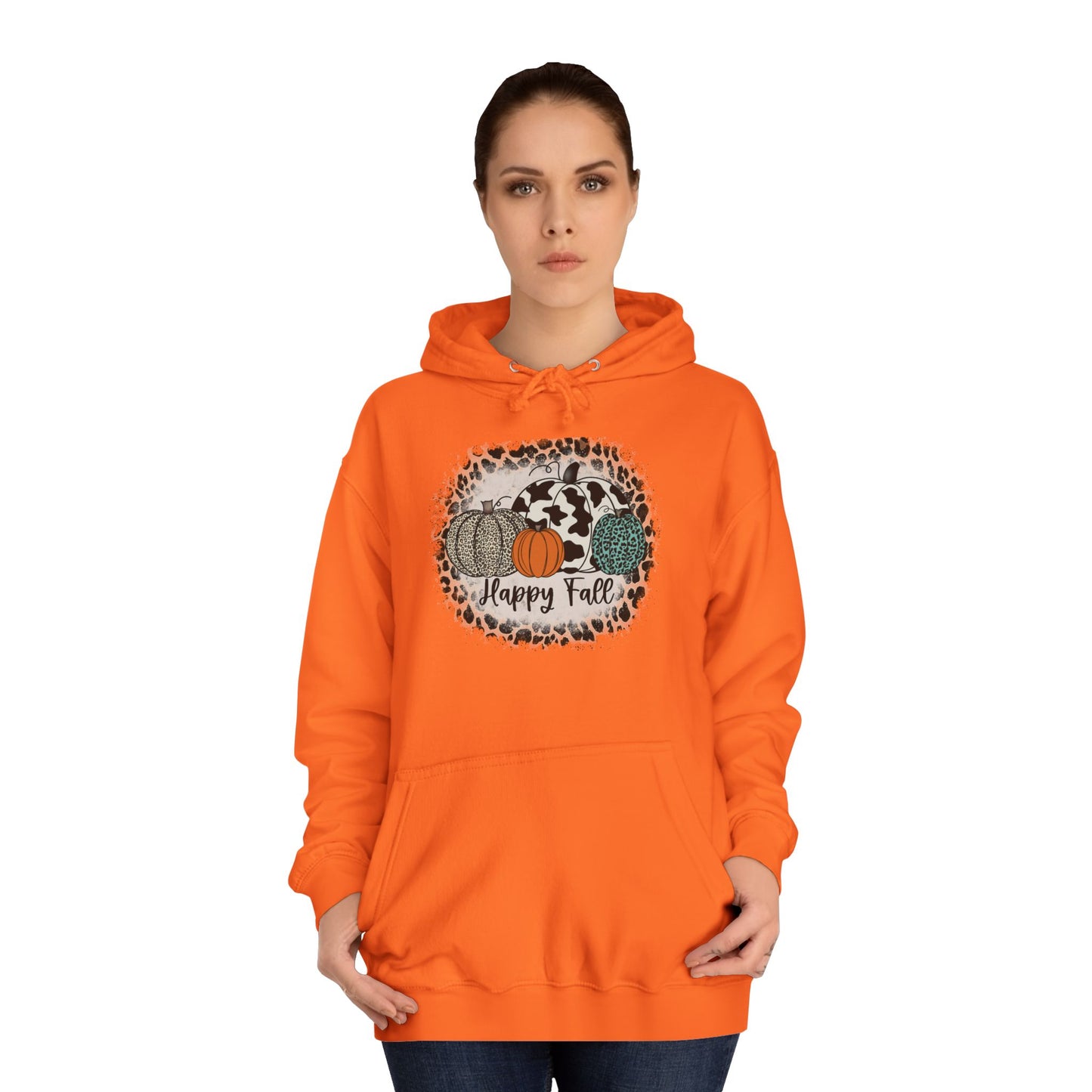 Happy Fall College Hoodie