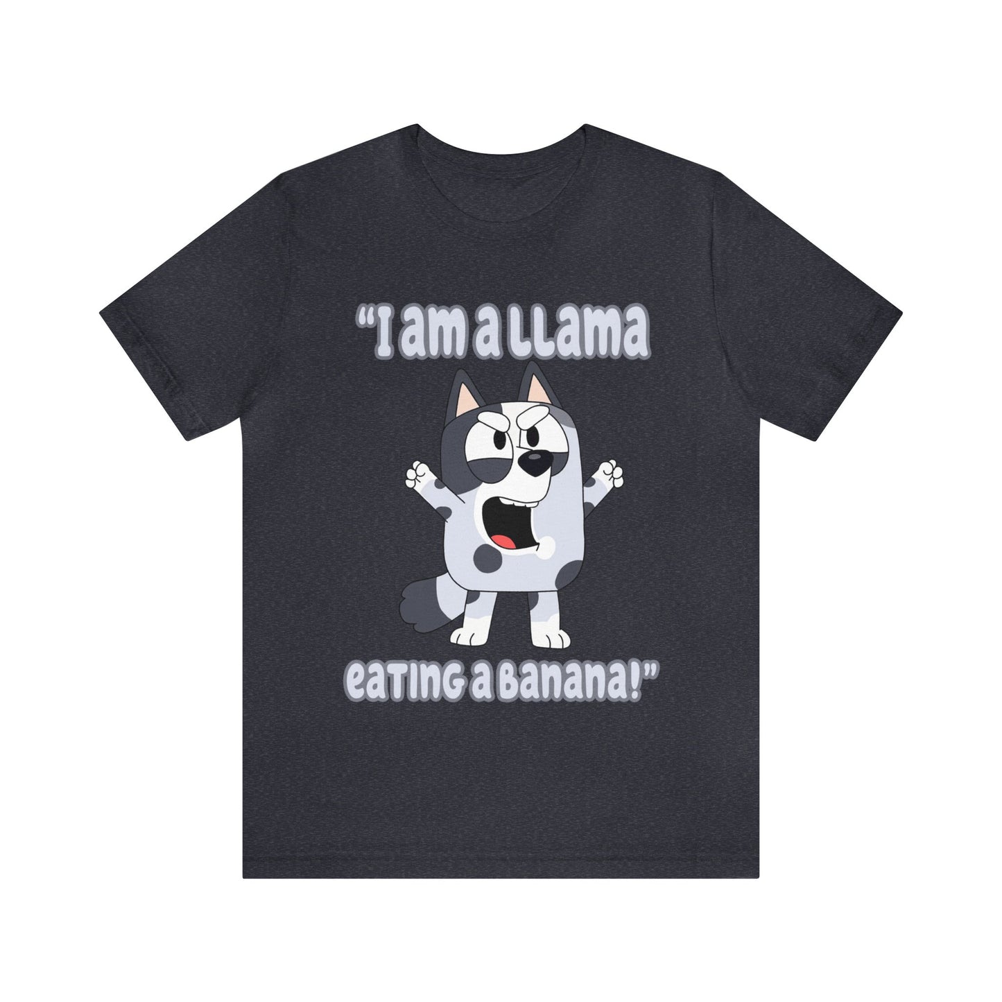 I am a llama eating a banana Short Sleeve Tshirt