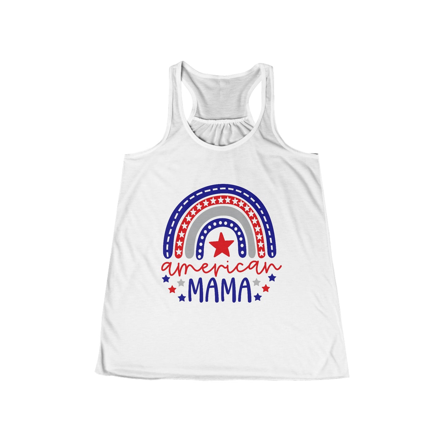 American Mama Women's Flowy Racerback Tank