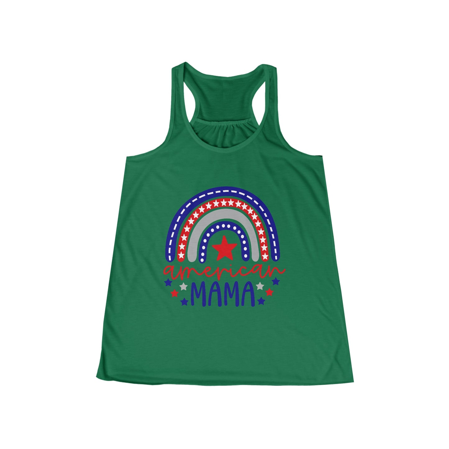 American Mama Women's Flowy Racerback Tank