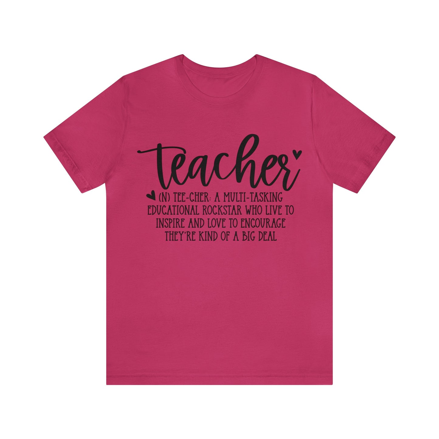 Teacher definition Short sleeve Tshirt