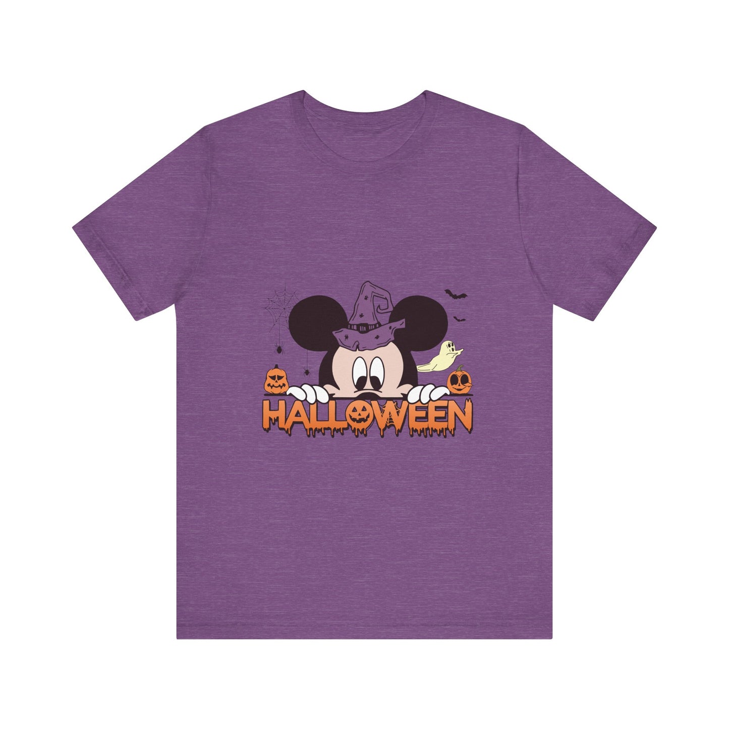 Mickey Halloween (front and back) Jersey Short Sleeve Tee