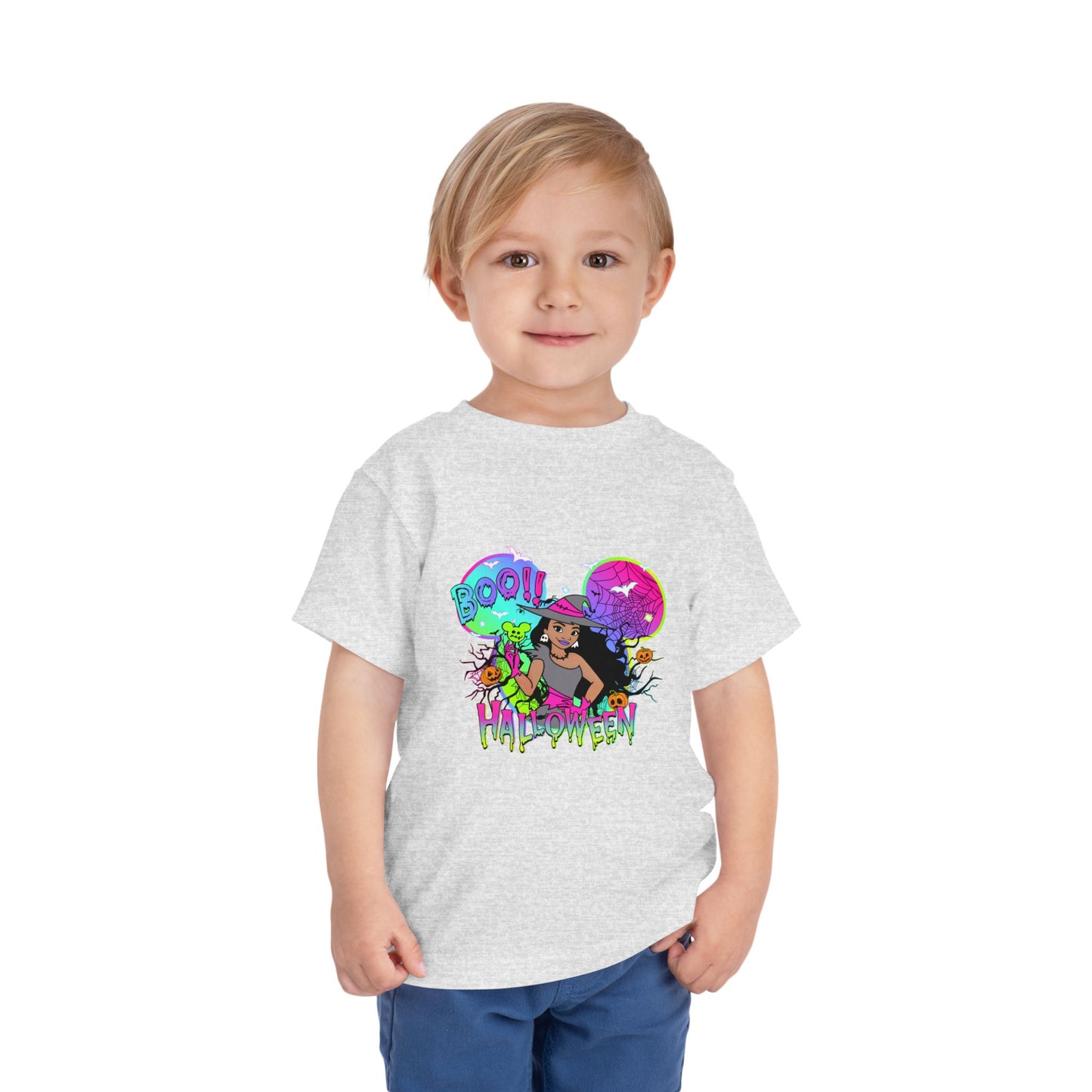 Moana Boo! Halloween Toddler Short Sleeve Tee