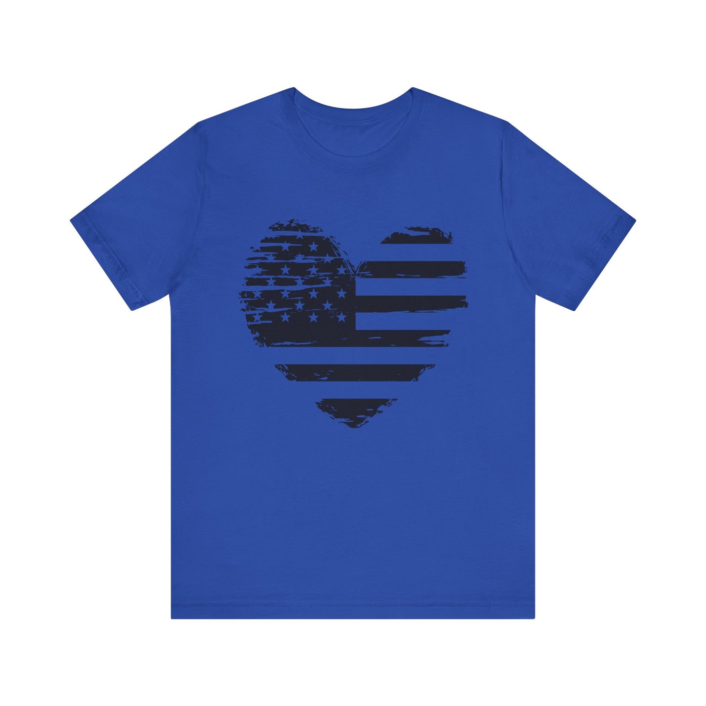 Heart flag Jersey Short Sleeve Tee