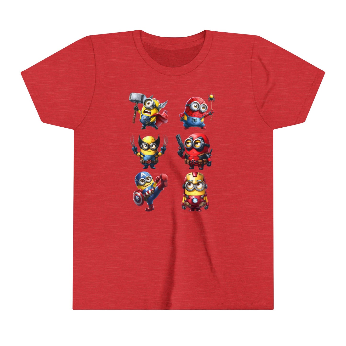 Marvel minions Youth Short Sleeve Tee