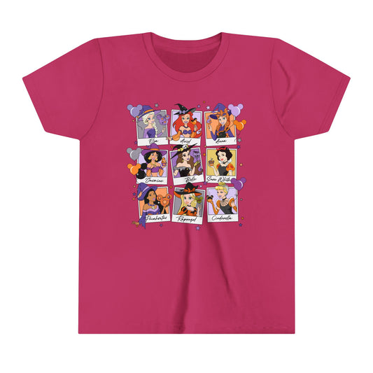 Disney Princess Halloween Youth Short Sleeve Tee