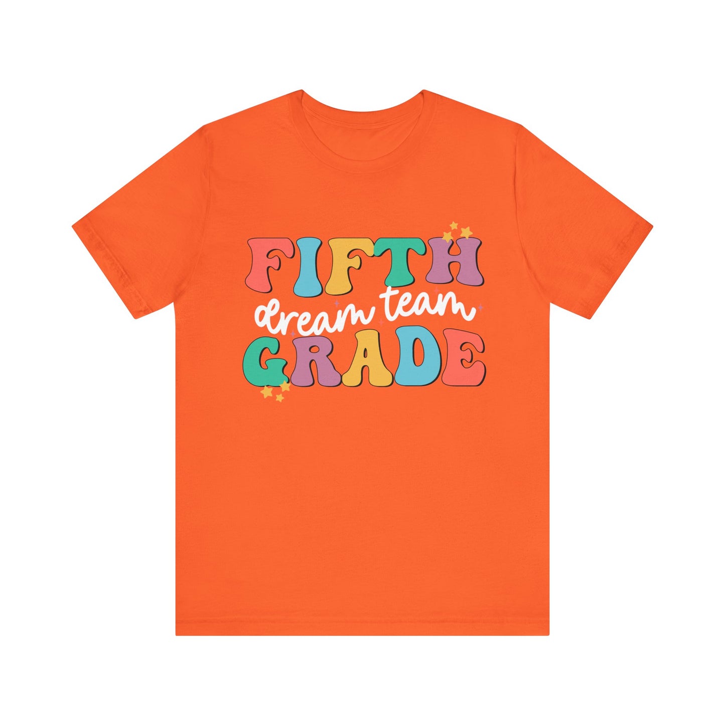 Fifth Grade Dream Team Jersey Short Sleeve Tee