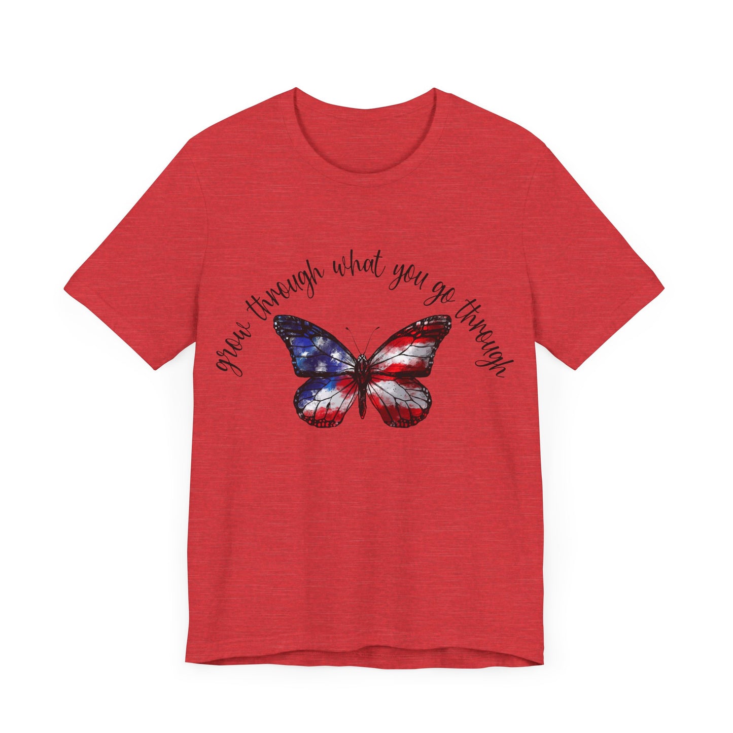 Grow Through What You Go Through Jersey Short Sleeve Tee