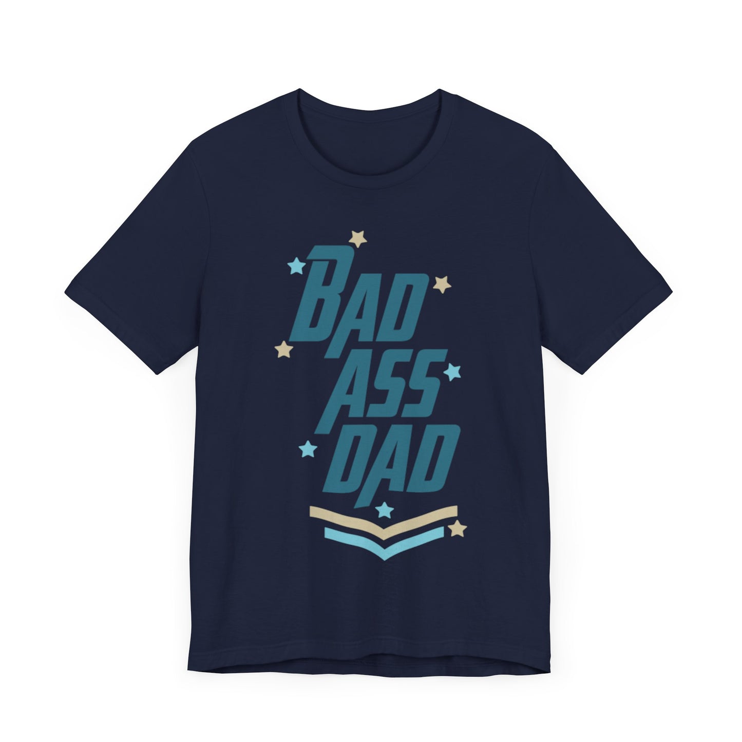Bad Ass Dad Jersey Short Sleeve Tee