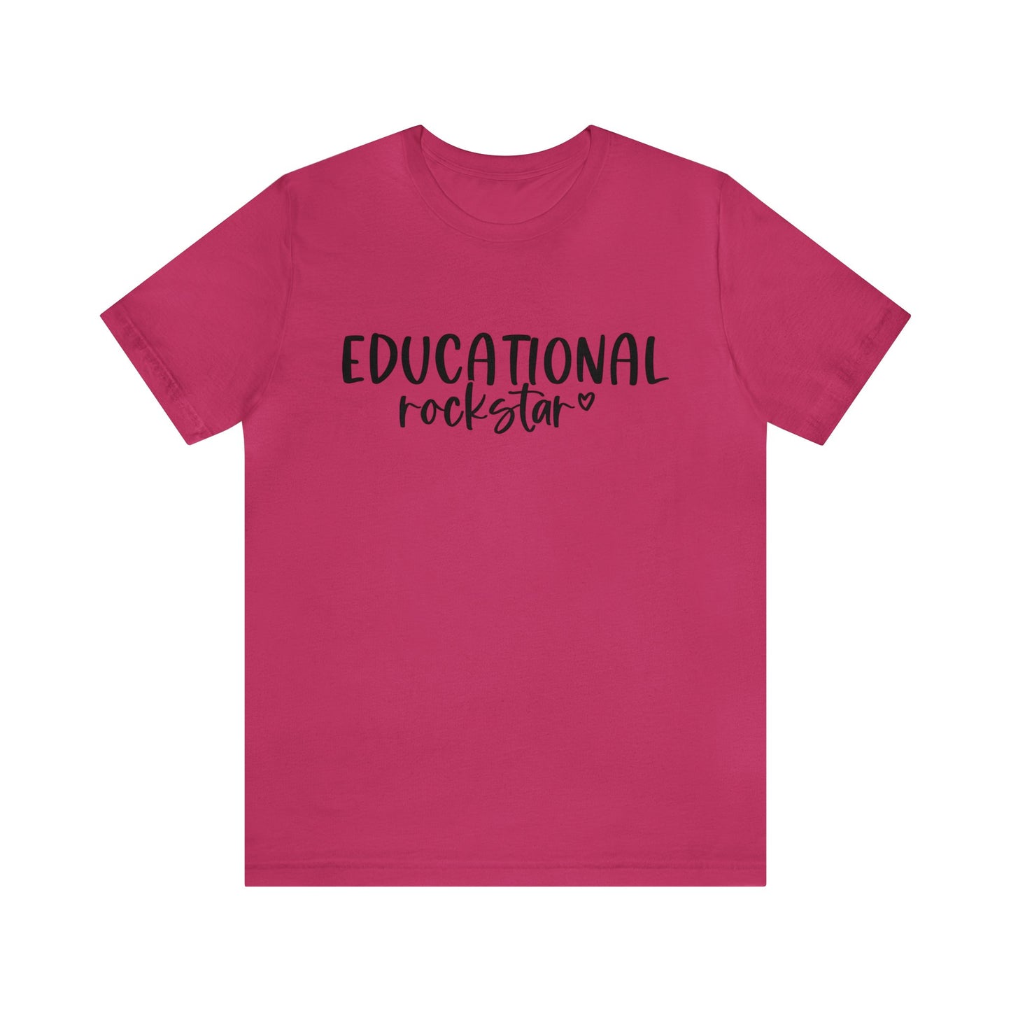 Educational rockstar Short sleeve Tshirt