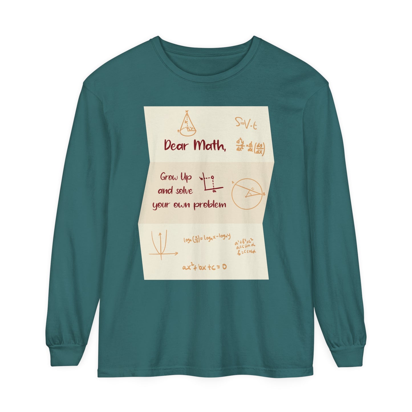 Dear Math Long Sleeve T-Shirt