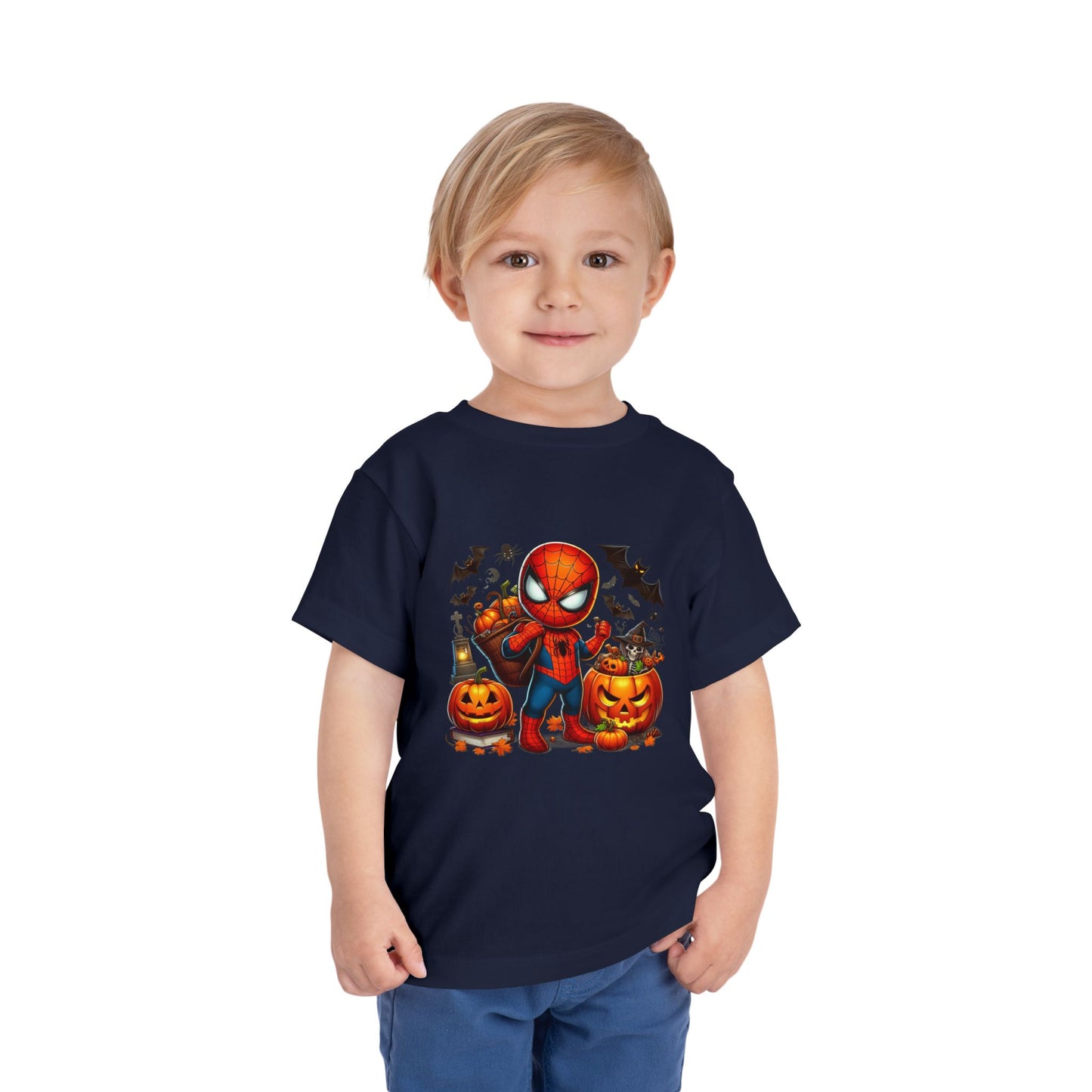 Spiderman Trick or Treat Toddler Short Sleeve Tee