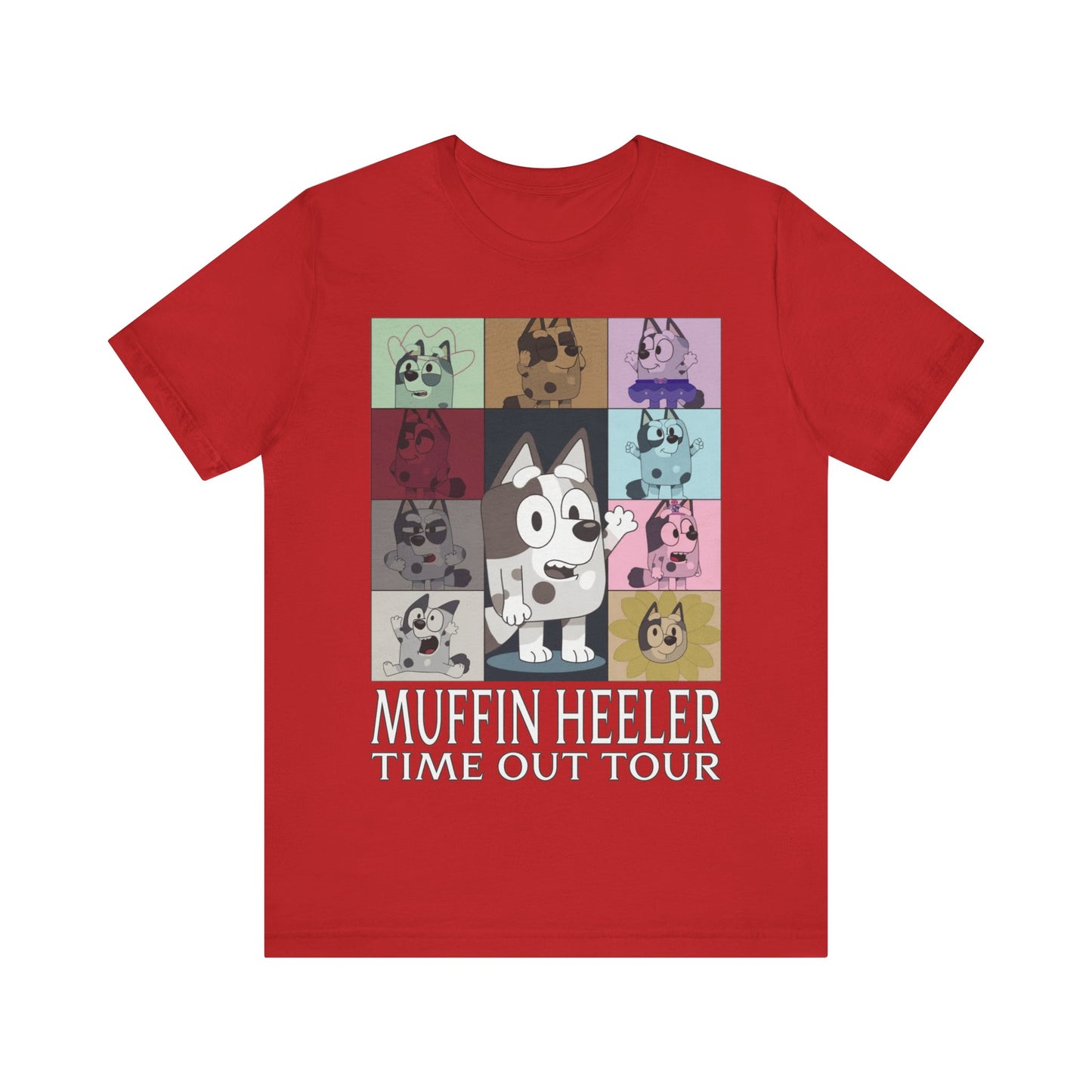 Muffin Heeler Time Out Tour Jersey Short Sleeve Tee