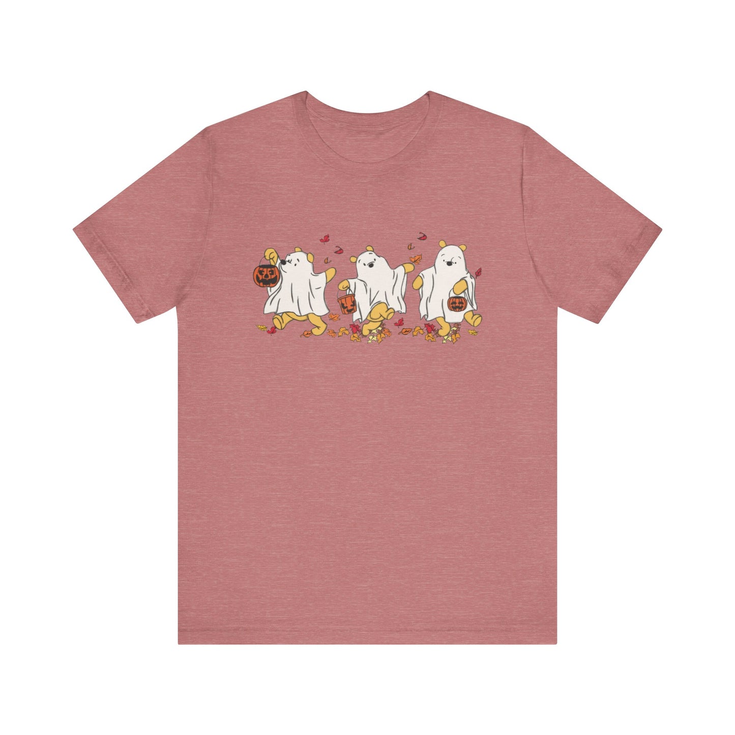 Halloween Pooh Jersey Short Sleeve Tee