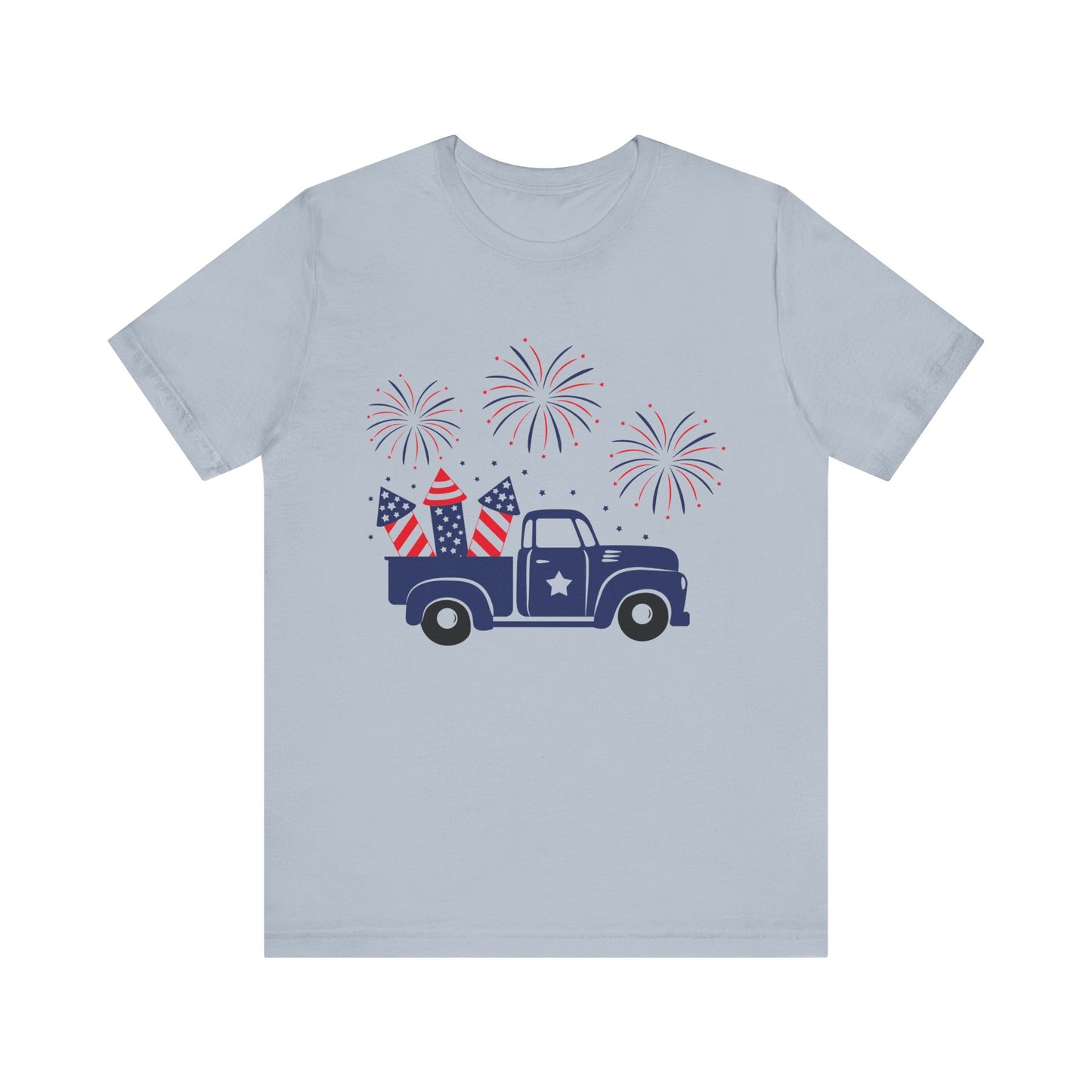 Truck & Fireworks Jersey Short Sleeve Tee