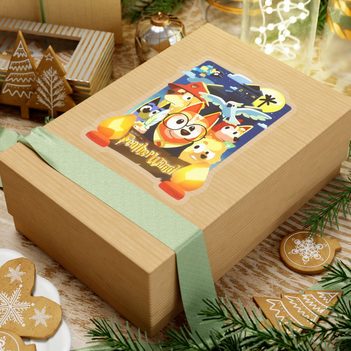 Featherwand Kiss-Cut Stickers