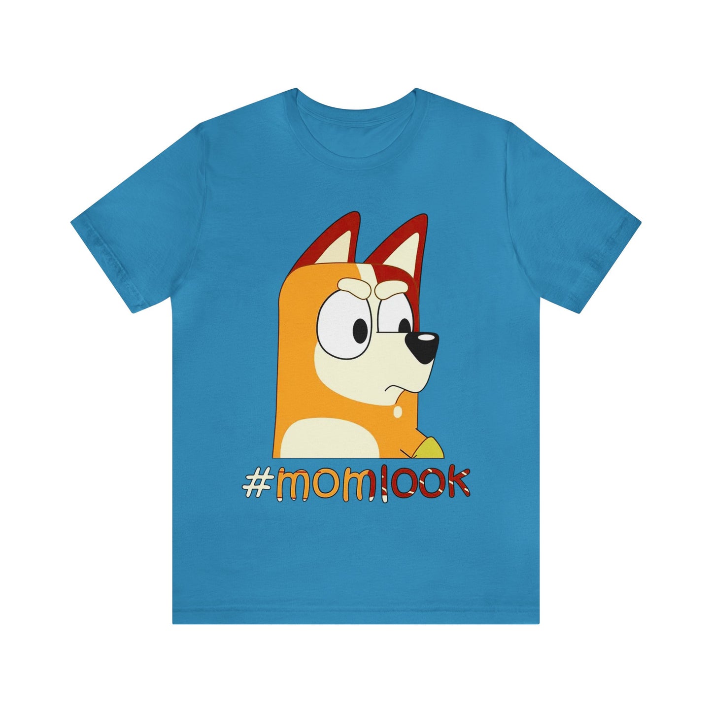 Chilli Heeler #momlook Short Sleeve Tshirt