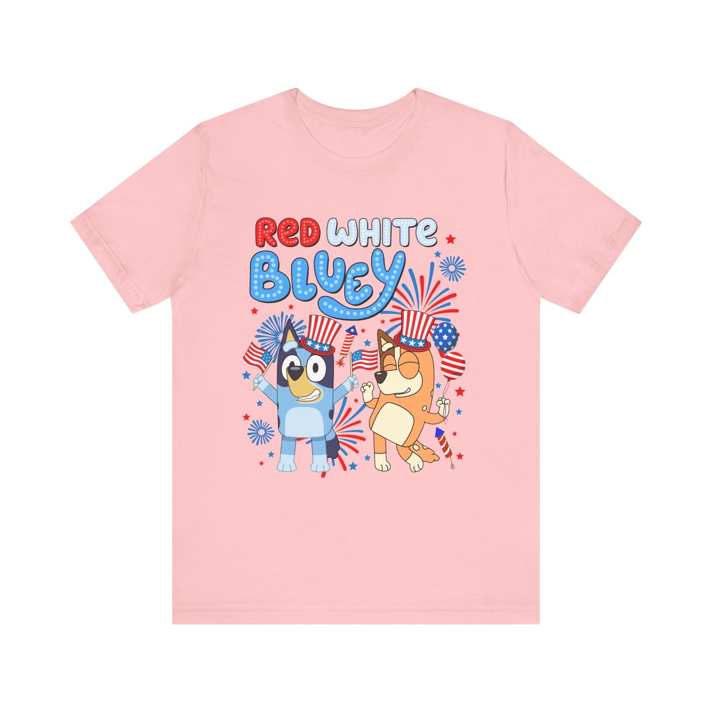 Red, White & Blue Jersey Short Sleeve Tee