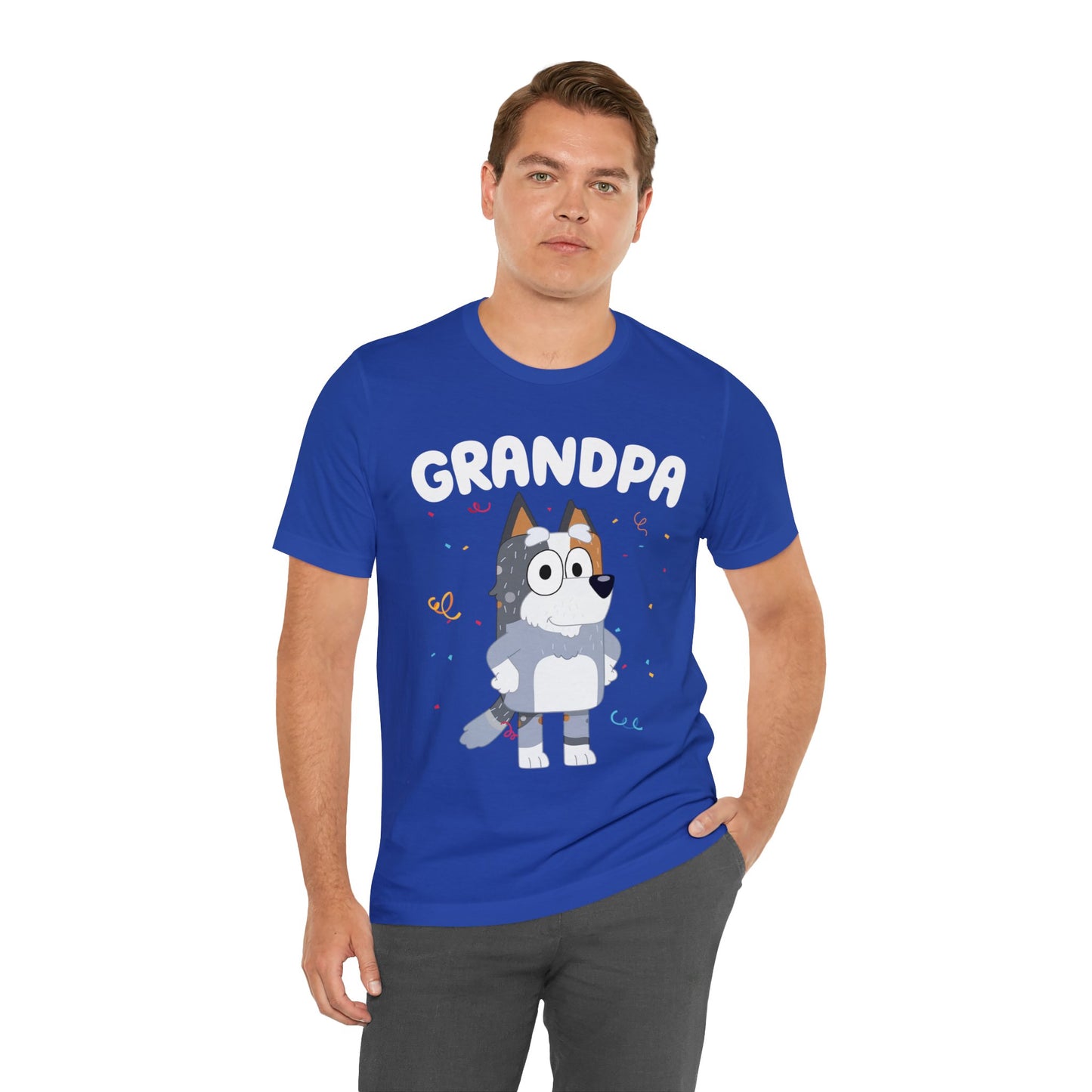 Grandpa Bluey Birthday Short sleeve Tshirt
