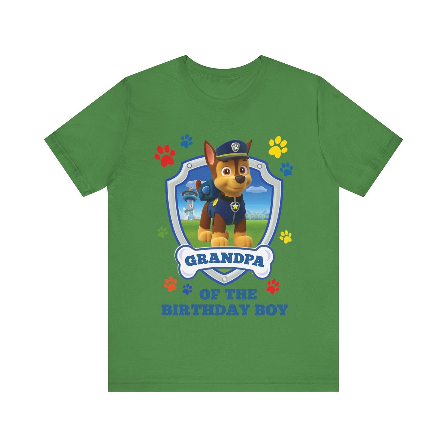 Grandpa of the Birthday Boy Jersey Short Sleeve Tee