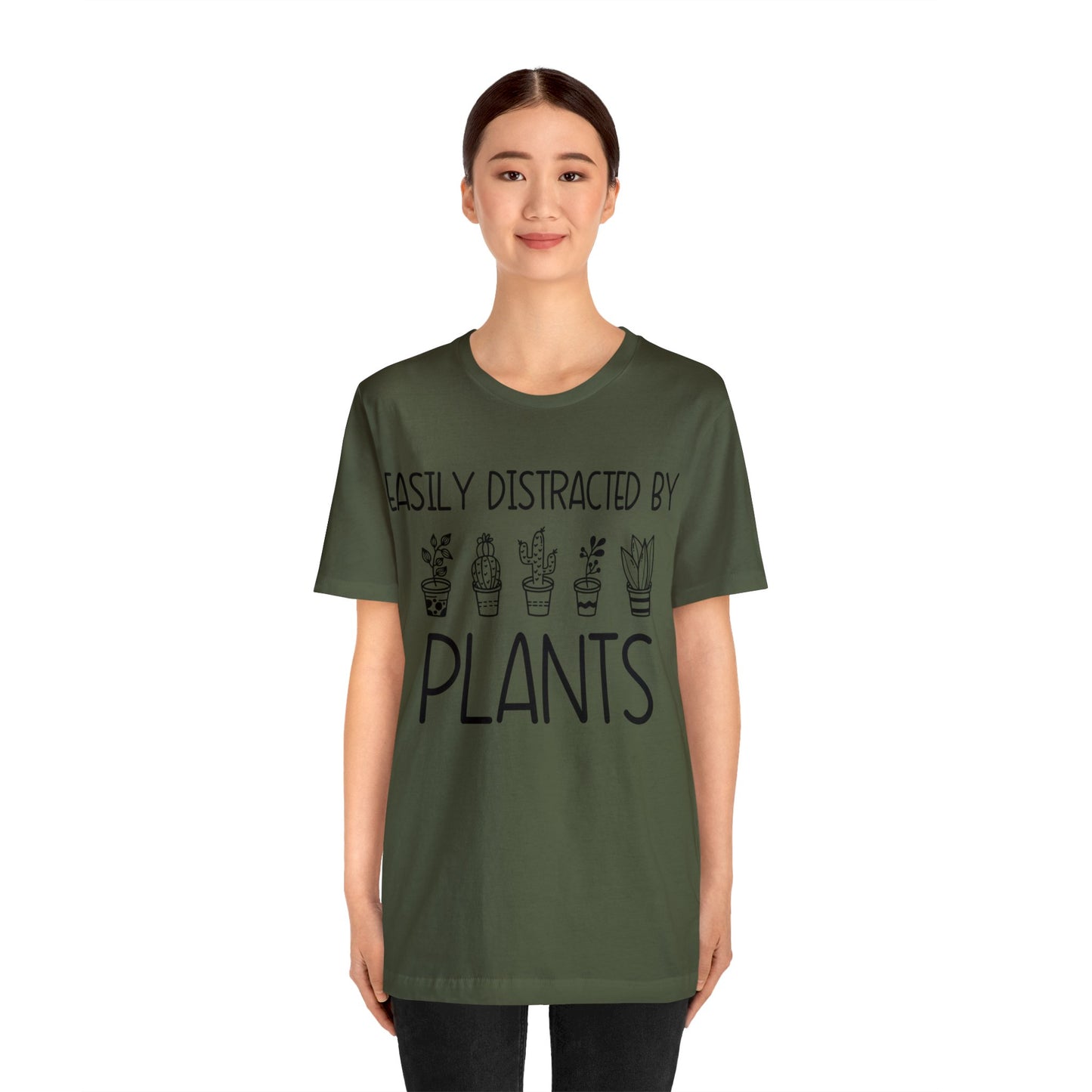 Easily Distracted by Plants Short Sleeve Tee