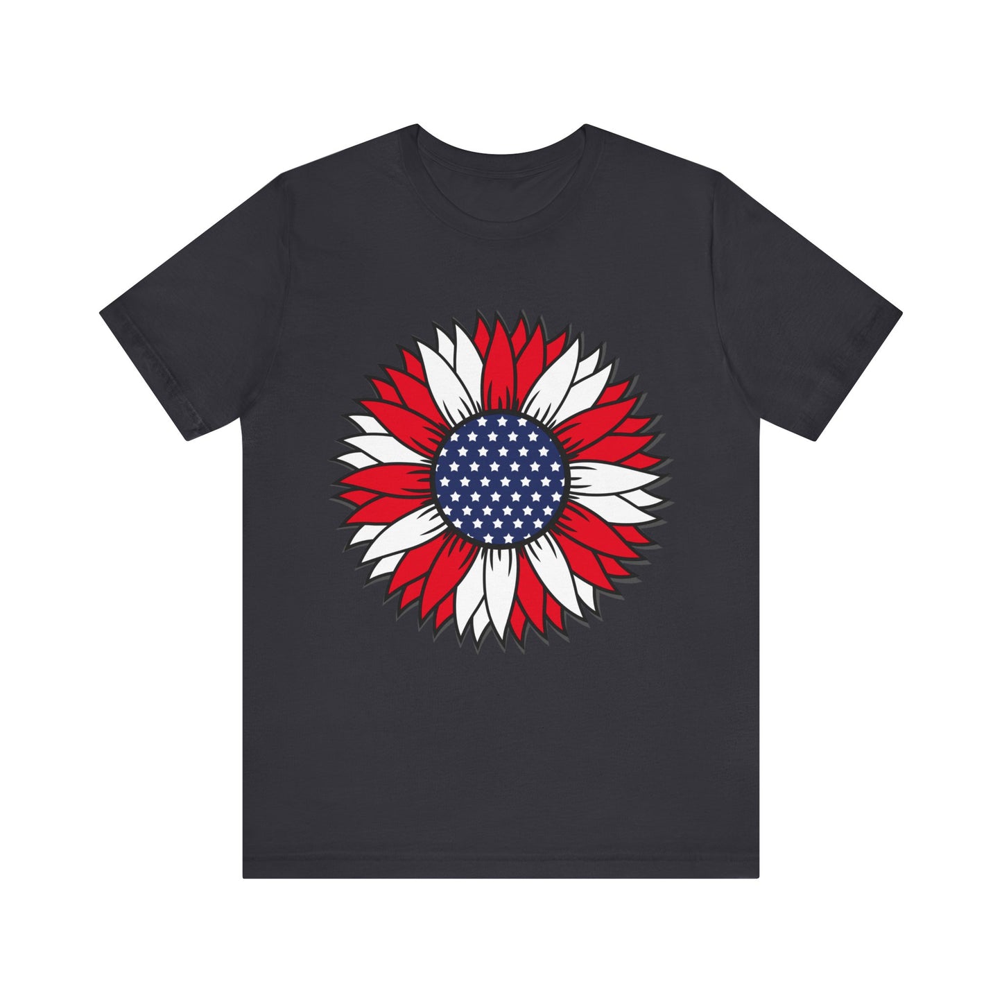 American Sunflower Jersey Short Sleeve Tee
