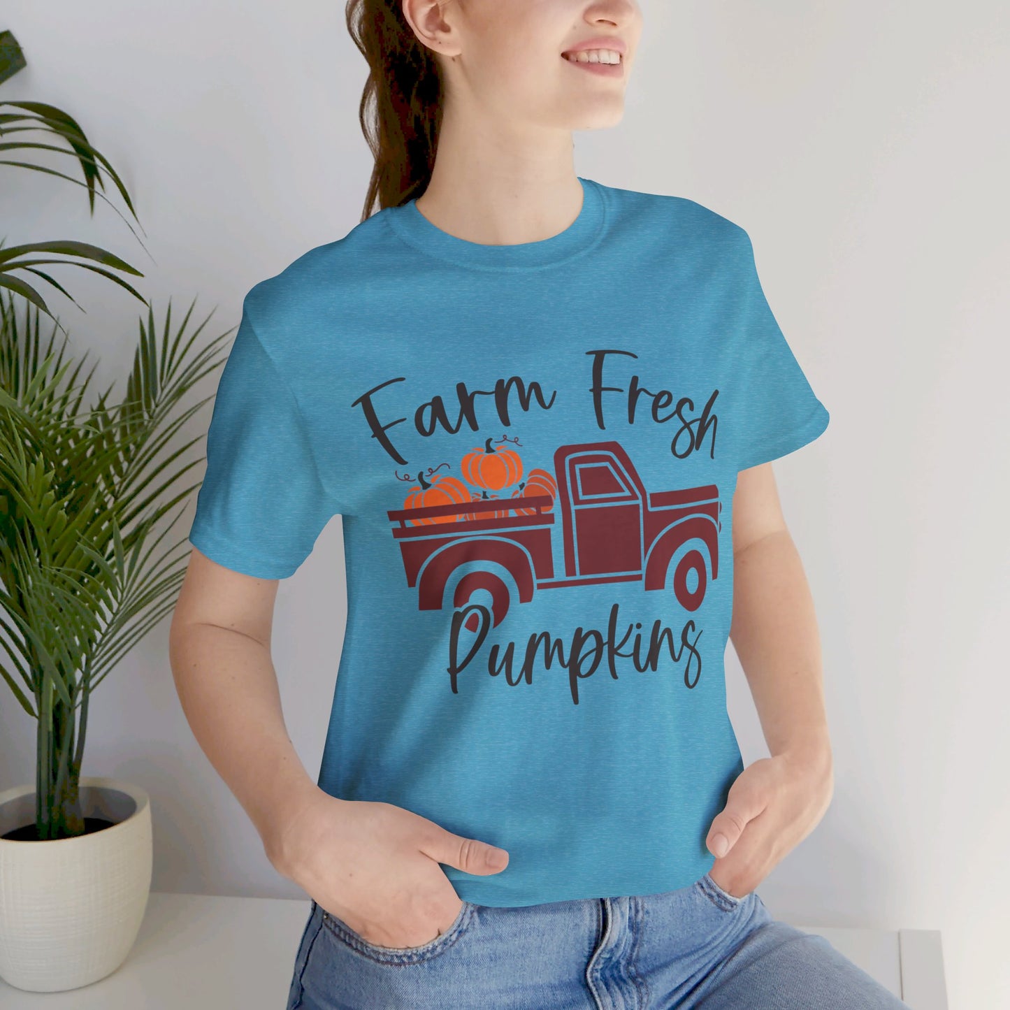 Farm Fresh Pumpkins Jersey Short Sleeve Tee