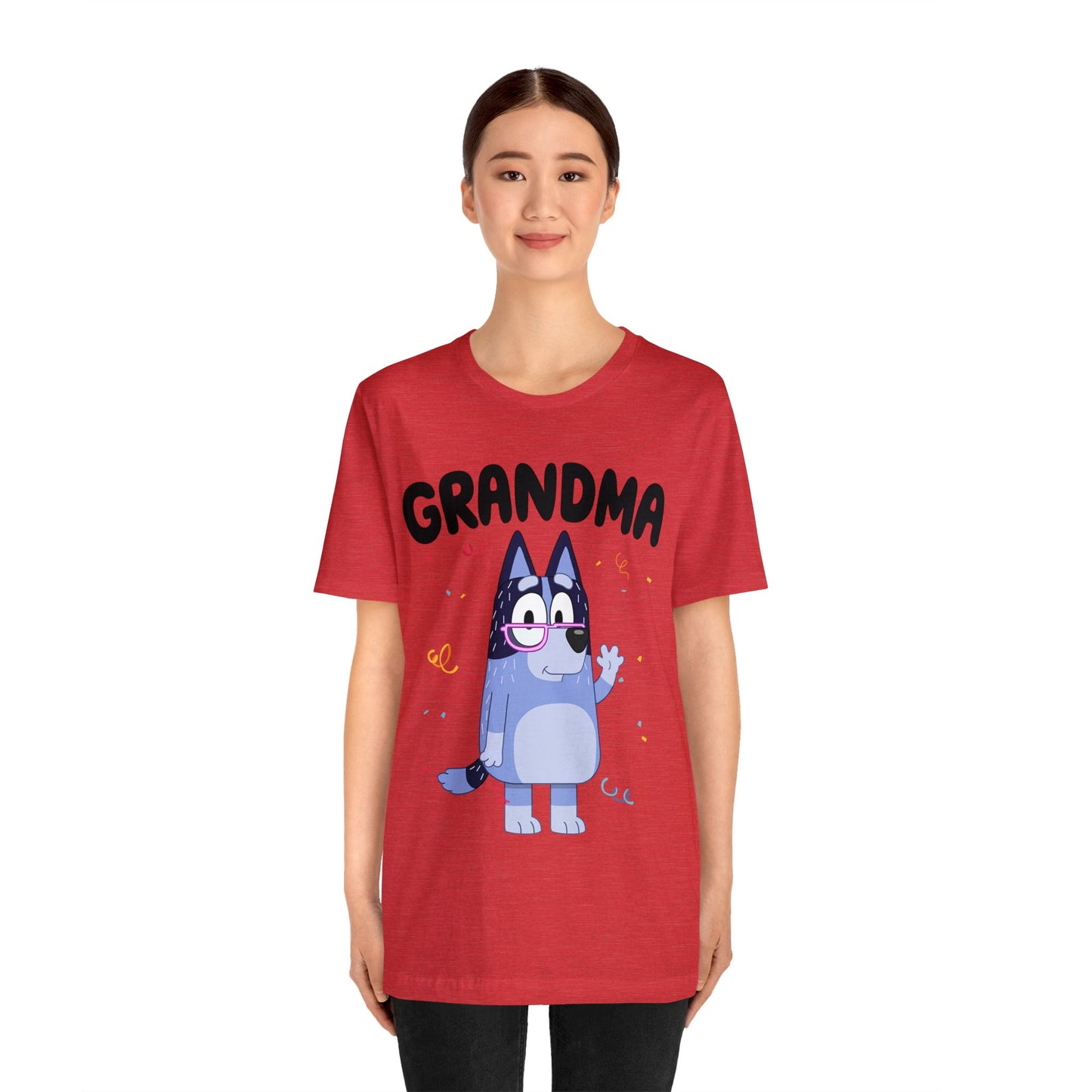 Grandma Bluey Birthday short sleeve Tshirt