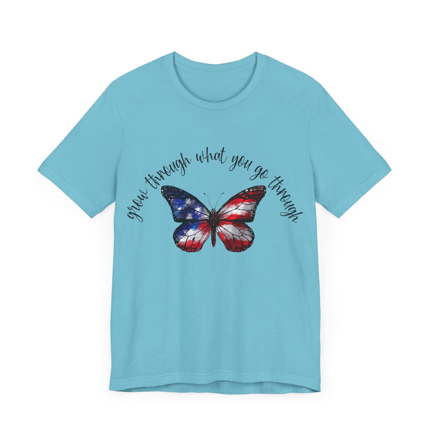 Grow Through What You Go Through Jersey Short Sleeve Tee