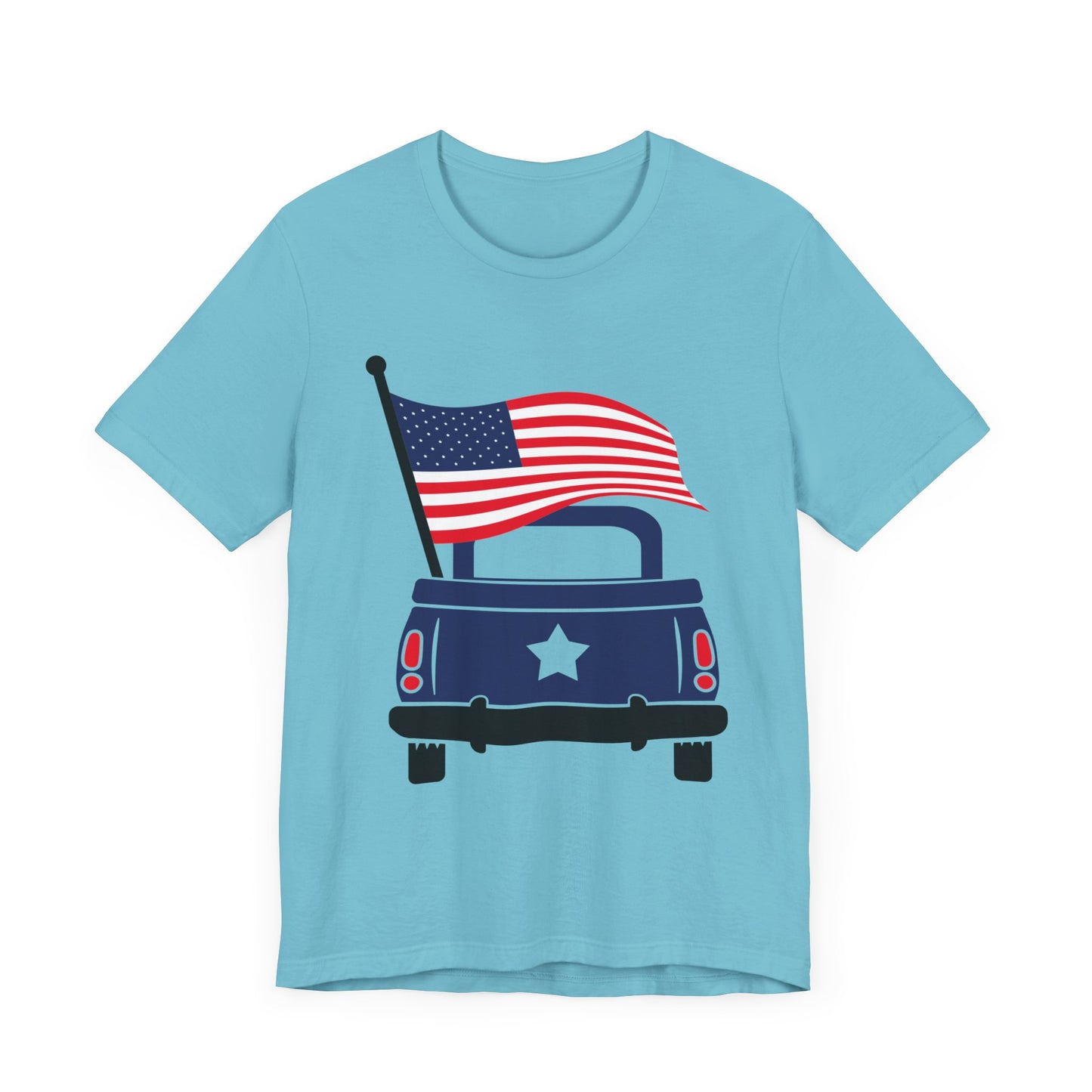 Flag & Truck Jersey Short Sleeve Tee