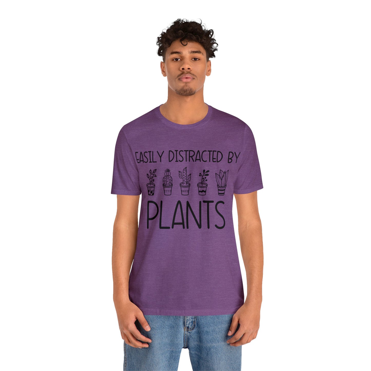 Easily Distracted by Plants Short Sleeve Tee