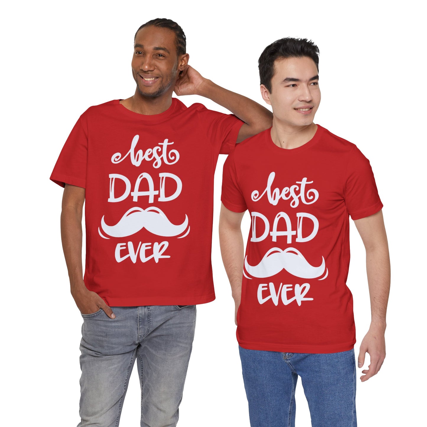 Best Dad Ever Jersey Short Sleeve Tee