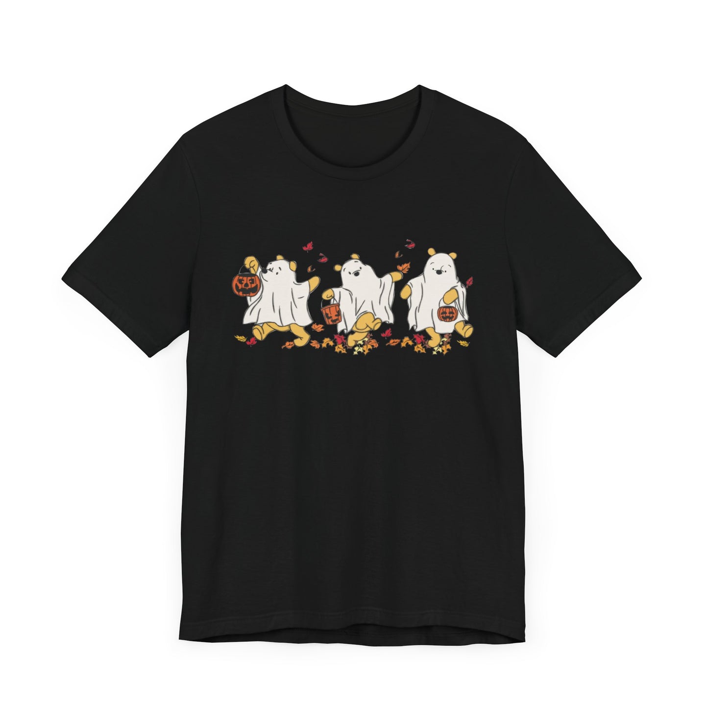 Halloween Pooh Jersey Short Sleeve Tee