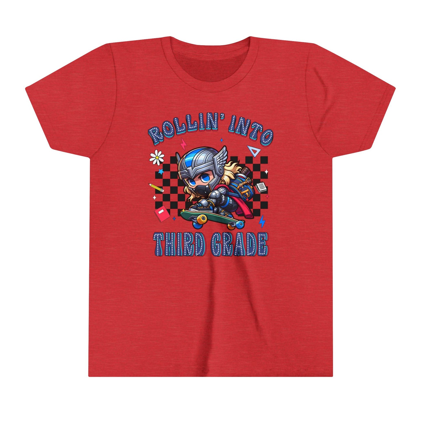 THOR - Rollin' Into 3rd Grade Youth Short Sleeve Tee