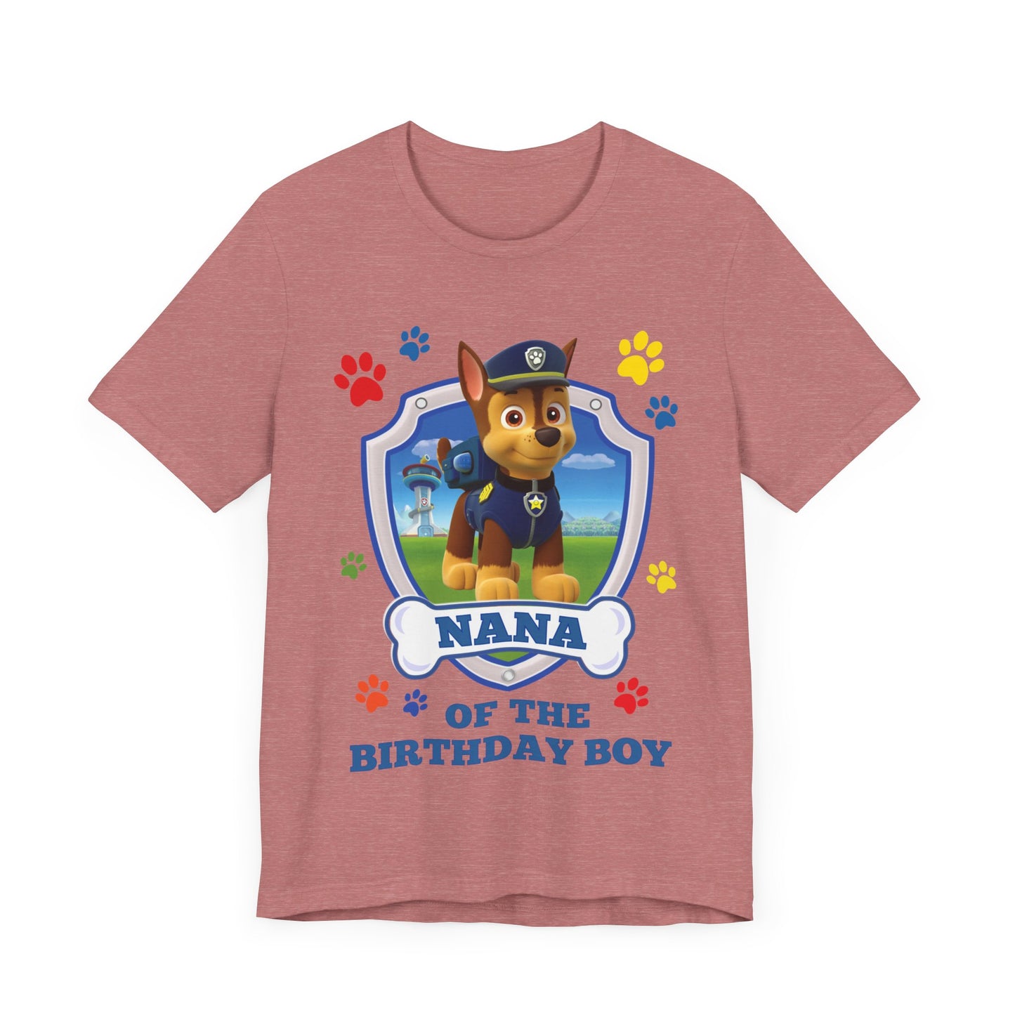 Nana for the Birthday Boy Jersey Short Sleeve Tee
