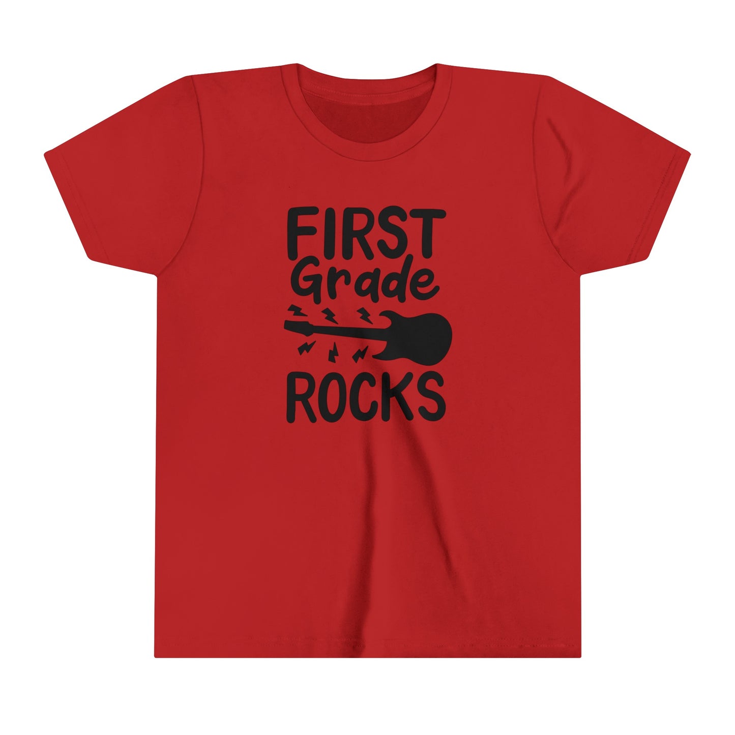 First Grade Rocks Youth Short Sleeve Tee