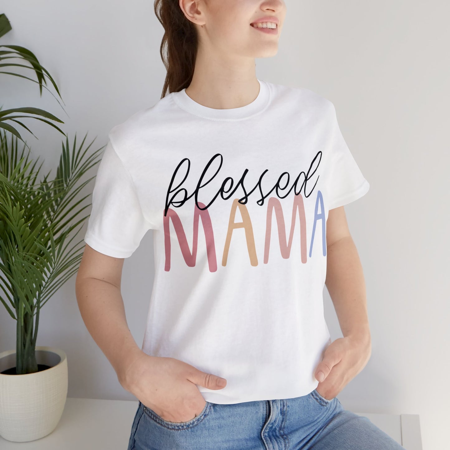 Blessed Mama short sleeve tshirt