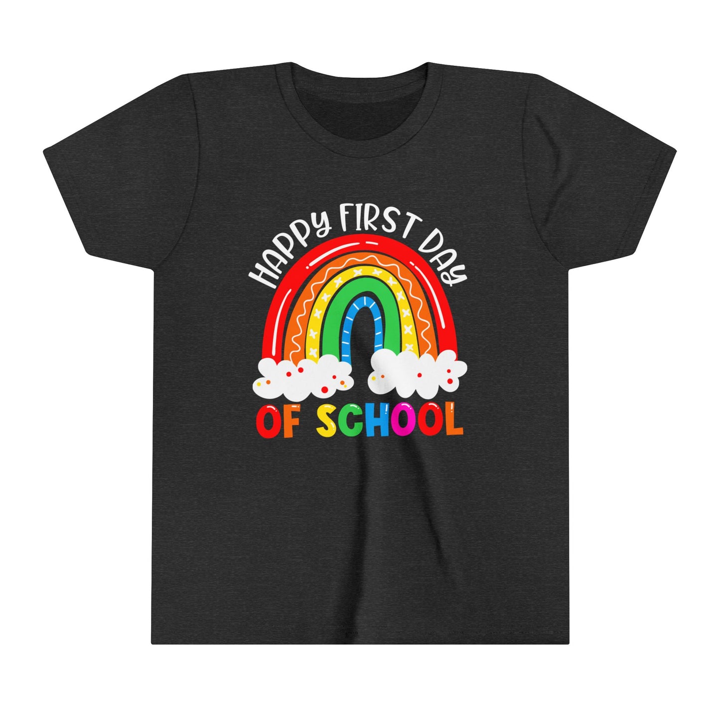 Happy First Day of School Youth Short Sleeve Tee
