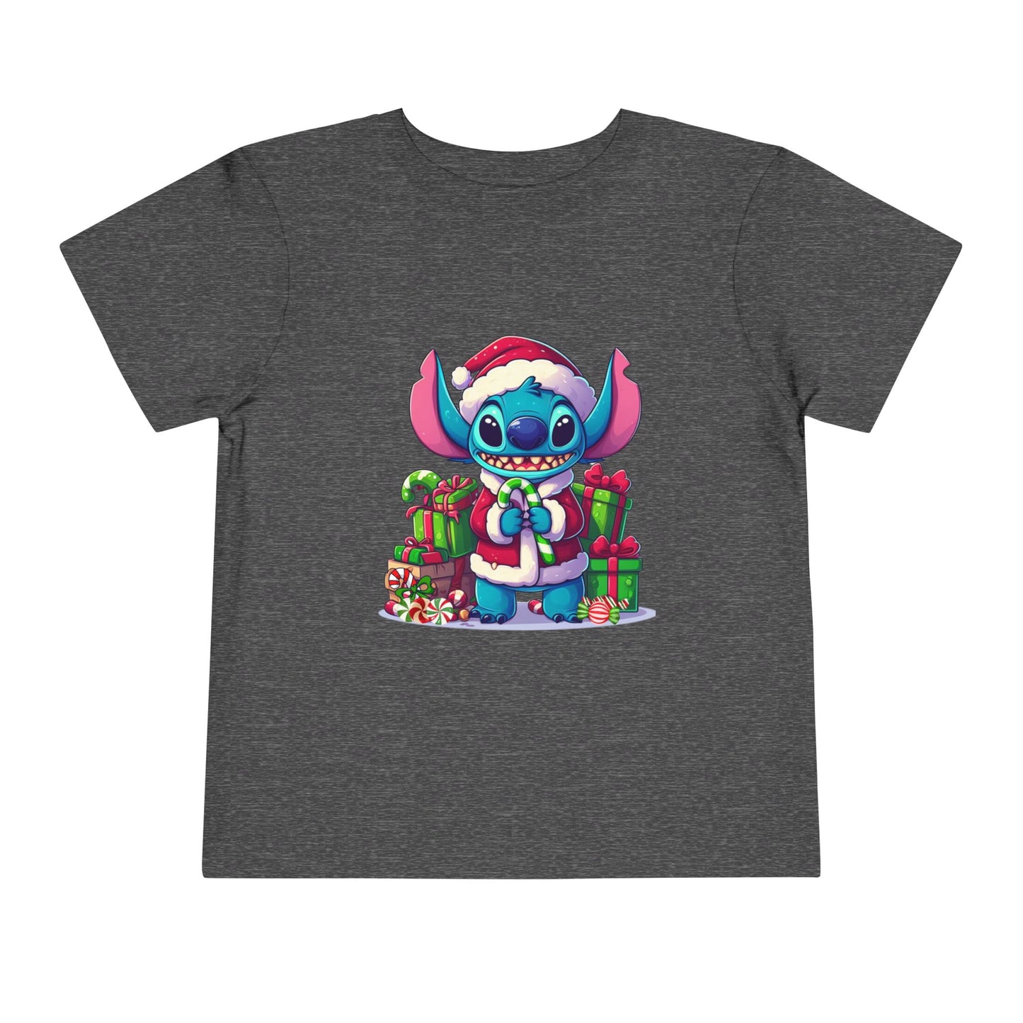 Christmas-Stitch Toddler Short Sleeve Tee
