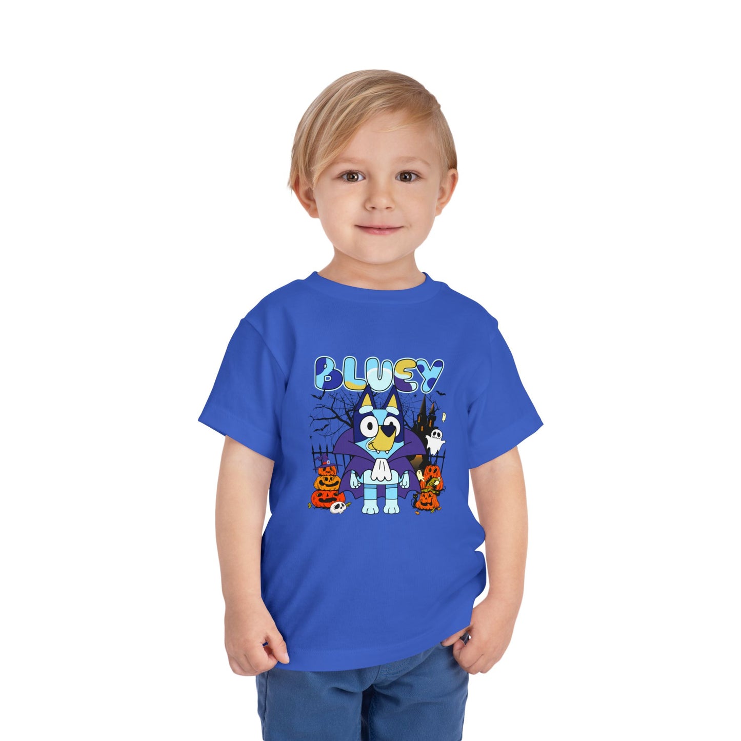 Bluey vampire Toddler Short Sleeve Tee