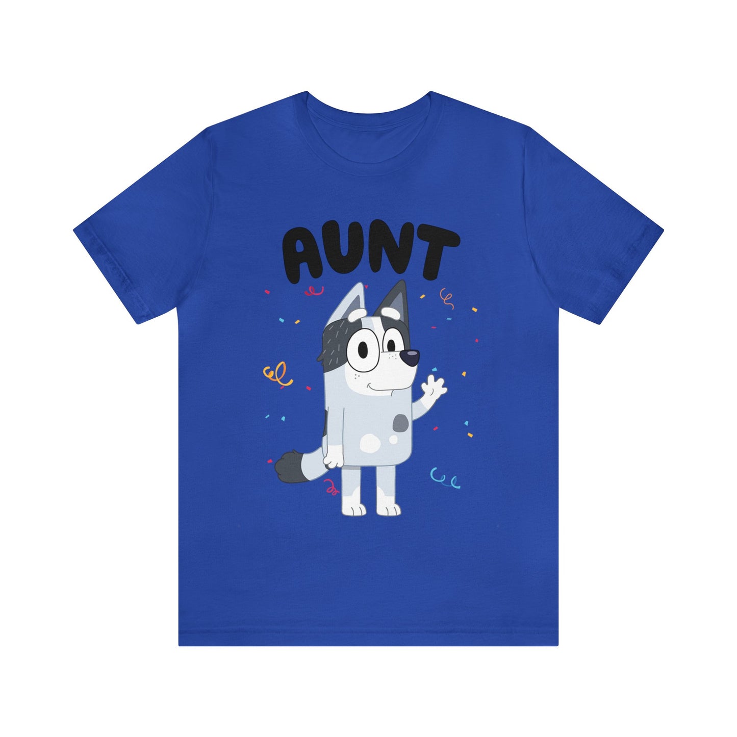 Aunt Bluey Birthday short sleeve Tshirt