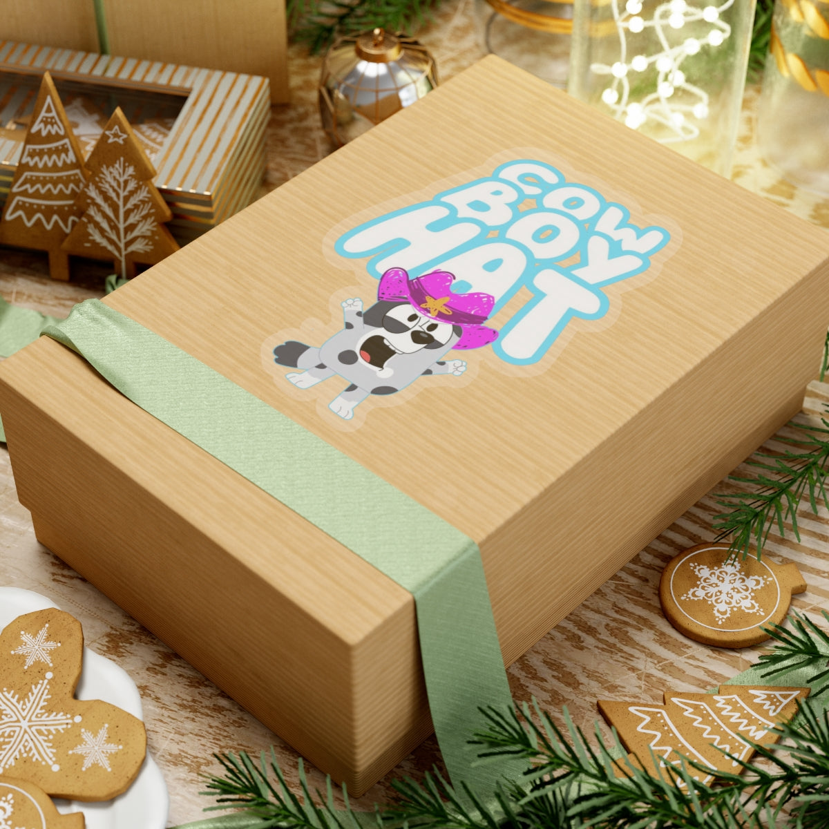 COWBOY HAT - Muffin Kiss-Cut Stickers