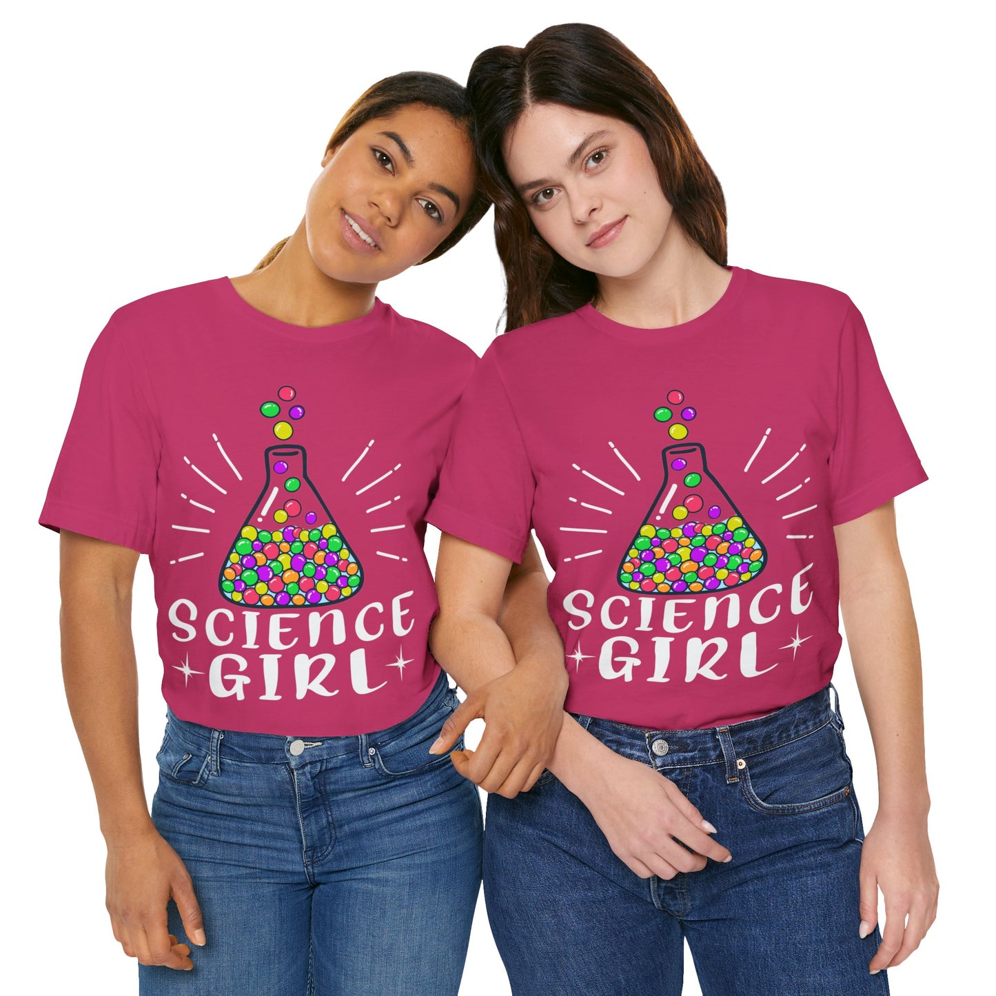 Science Girl Jersey Short Sleeve Tee
